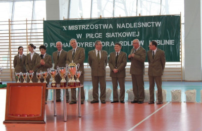 X Turniej Nadleśnictw w Piłce Siatkowej o Puchar Dyrektora Regionalnej Dyrekcji Lasów Państwowych w Lublinie 