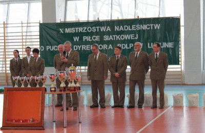 X Turniej Nadleśnictw w Piłce Siatkowej o Puchar Dyrektora Regionalnej Dyrekcji Lasów Państwowych w Lublinie 