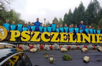 Zawodnicy szkółki OSiR Biłgoraj na obozie w Krasnobrodzie