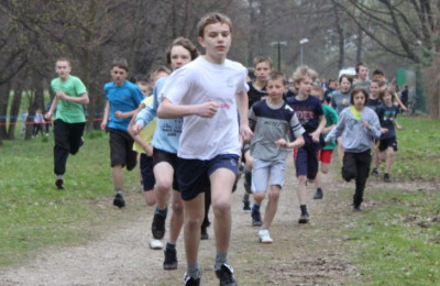 Wiosenne szkolne biegi przełajowe