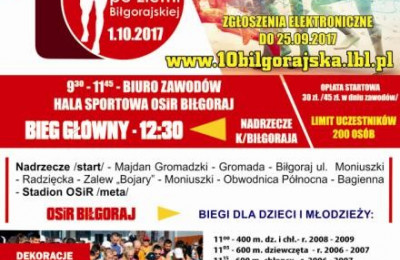 XXIX Ogólnopolski Bieg Uliczny 10-ka po Ziemi Biłgorajskiej