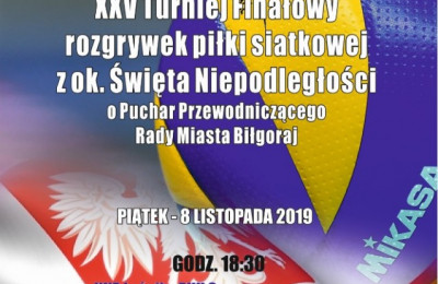 XXV Turniej Piłki Siatkowej z ok. Święta Niepodległości – Finał 8 Listopada 2019