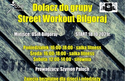 Dołącz do grupy Street Workout Biłgoraj