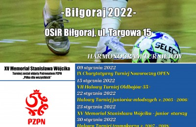 Zapraszamy na Halowe Turnieje Piłki Nożnej - Biłgoraj 2022 -