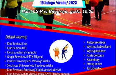 Zapraszamy na VI Biłgorajską Senioriadę Sportowę o Puchar Burmistrza Miasta Biłgoraja