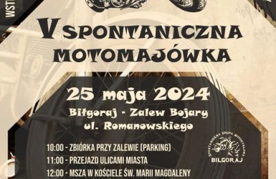 V Spontaniczna Motomajówka nad Zalewem Bojary w Biłgoraju 